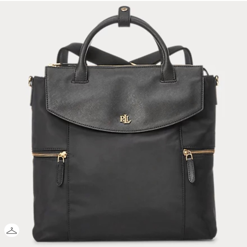 Ralph Lauren Nylon Medium Convertible Backpack
